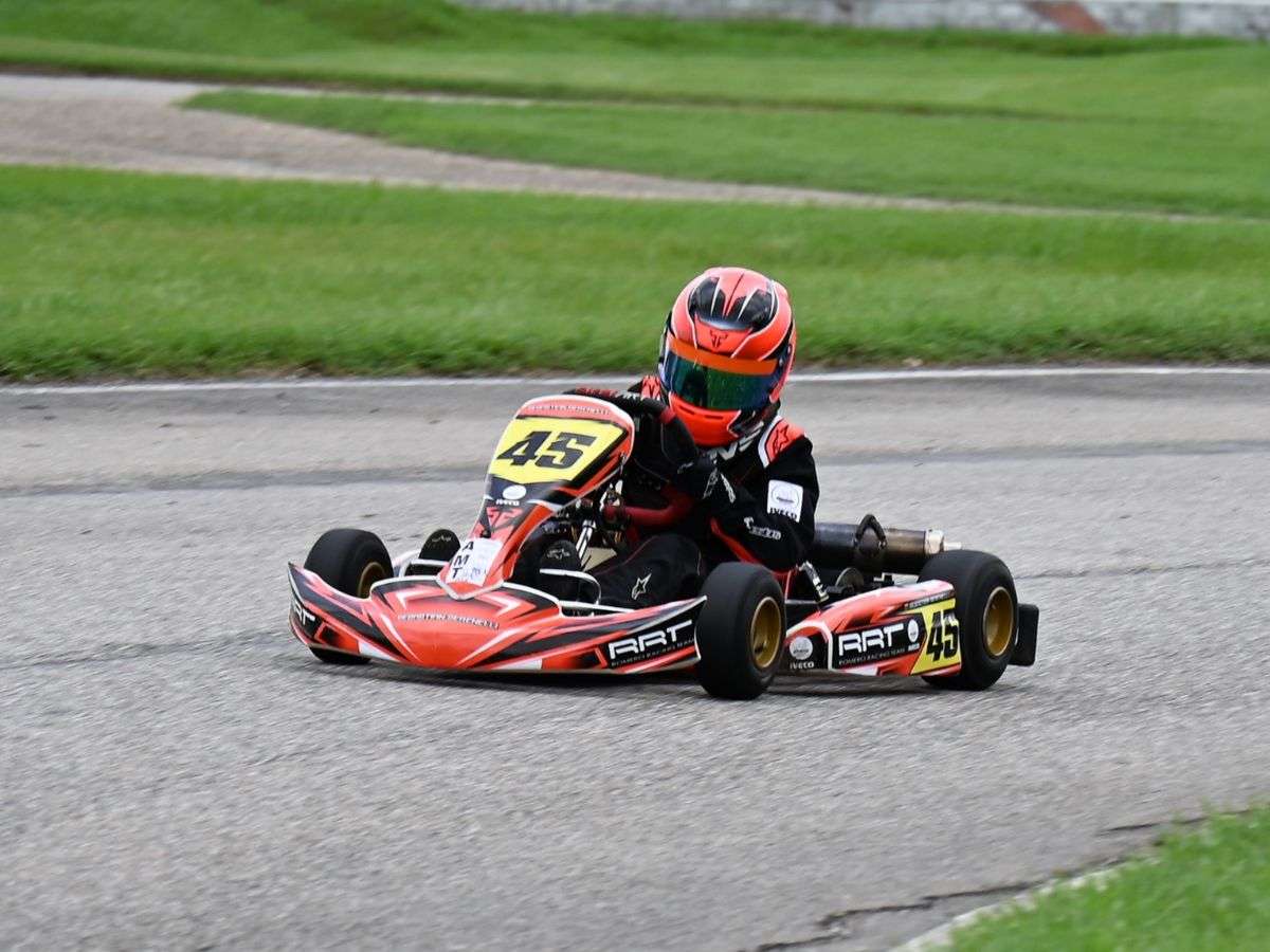 Sebastián Serenelli apunta alto en karting nacional