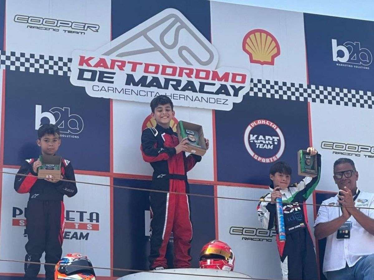 Alessandro González domina en el karting