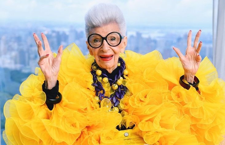 Falleció a los 102 años la diseñadora de interiores e icono de estilo Iris Apfel