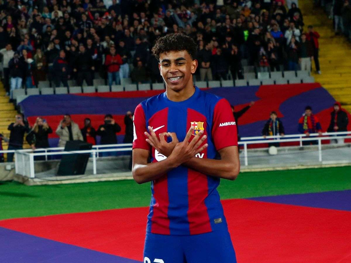 Lamine Yamal rescató el triunfo del Barcelona