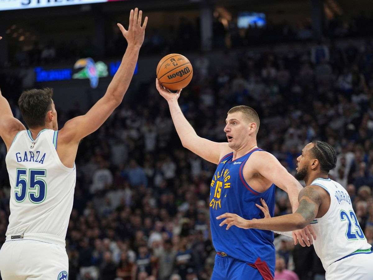 Jokic no perdonó a Timberwolves