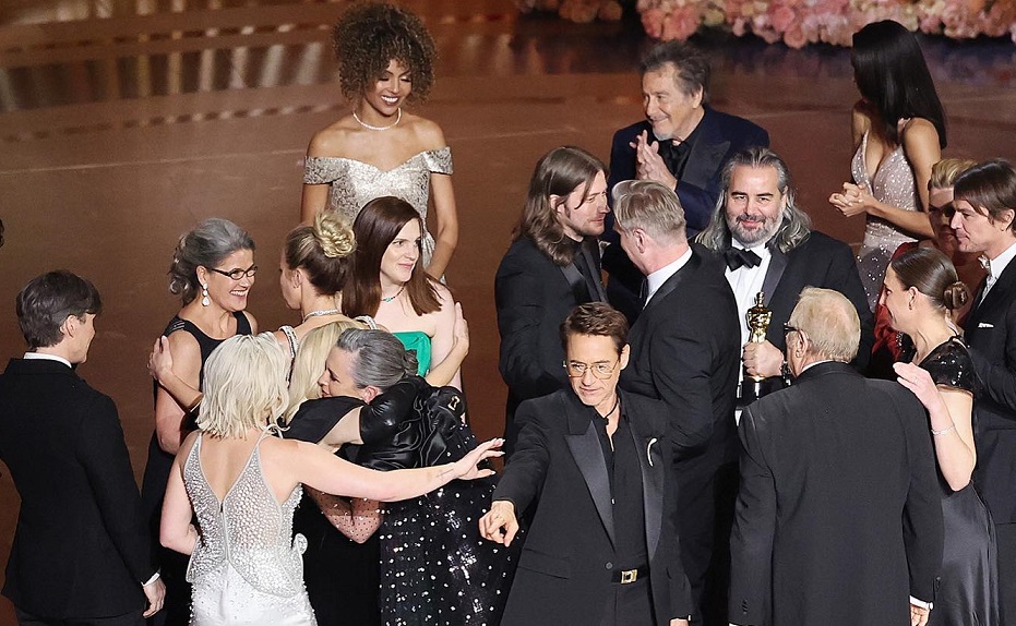 Oppenheimer fue la gran ganadora de los Premios Oscar con siete estatuillas