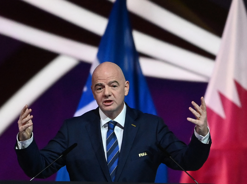 Infantino desecha la idea de las "tarjetas azules"