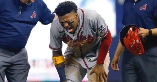 Se encienden las alarmas en los Bravos de Atlanta tras lesión de Ronald Acuña Jr.