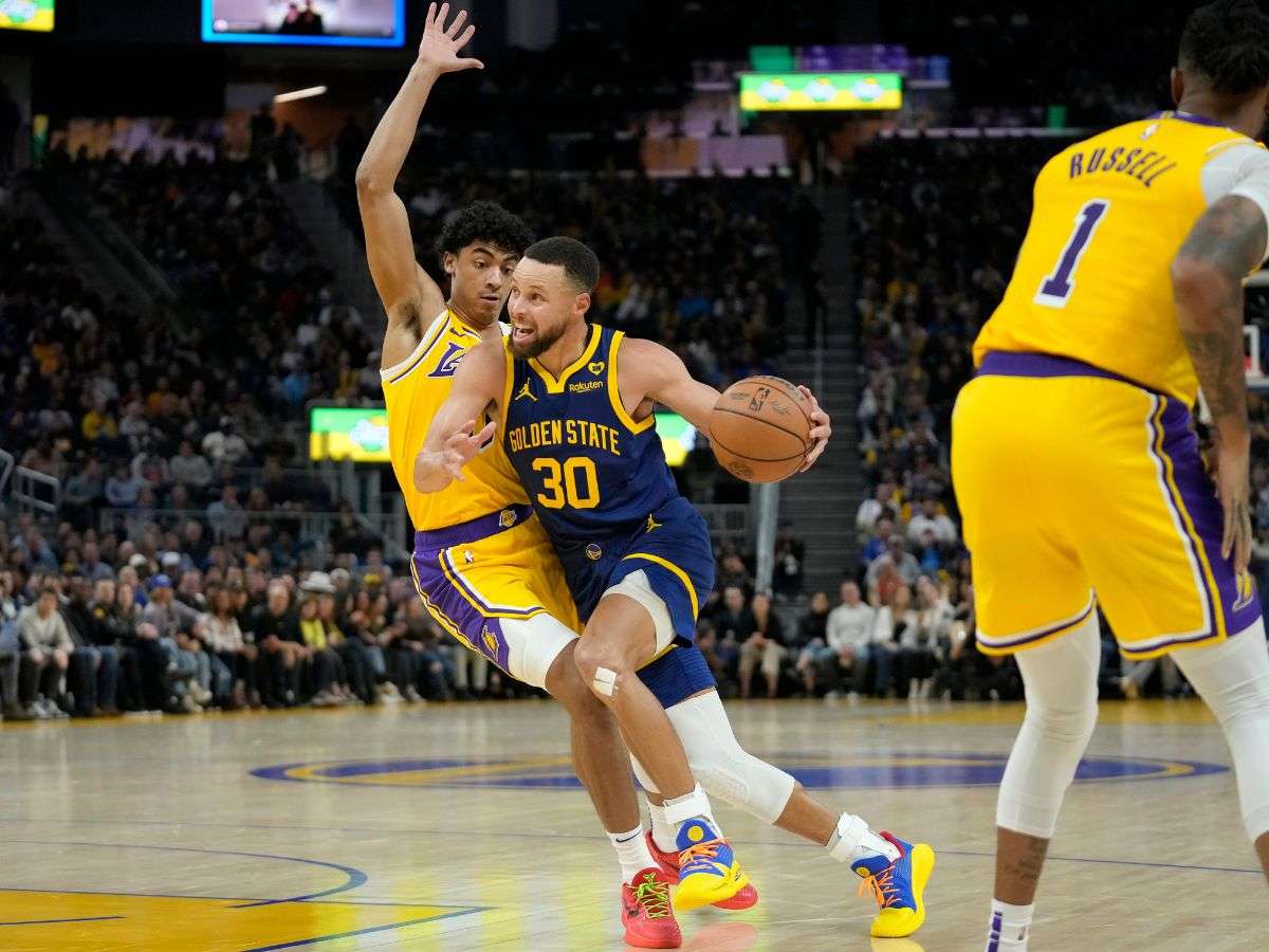 Warriors doblegaron a Lakers pese a 40 puntos de LeBron