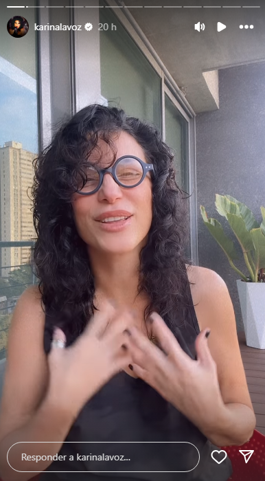 Karina se siente orgullosa del teatro venezolano