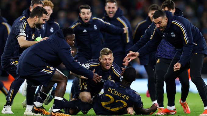 Real Madrid a semifinales de Champions eliminó al Manchester City en penaltis