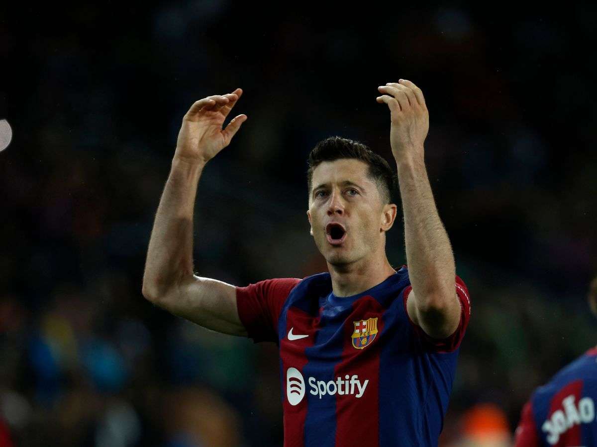 Lewandowski comandó el triunfo del Barcelona
