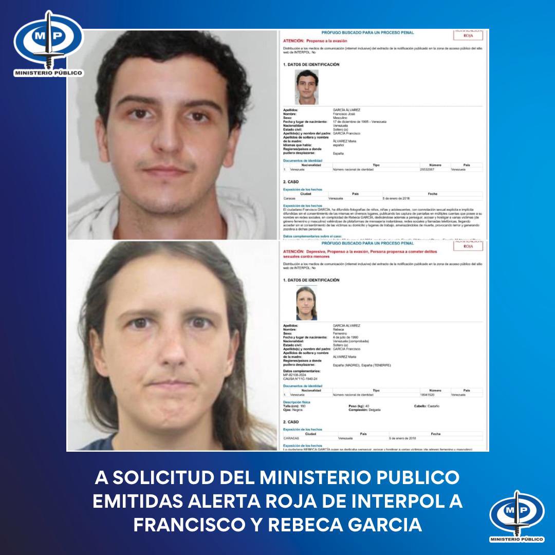 Ministerio Público confirmó la detención de los hermanos García en España