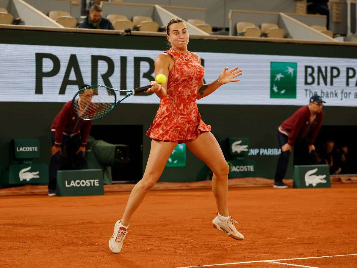 Aryna Sabalenka avanzó en Roland Garros