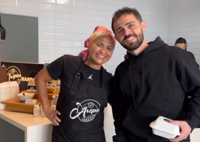 La chef venezolana que enamoró al Manchester City con sus deliciosas Arepas