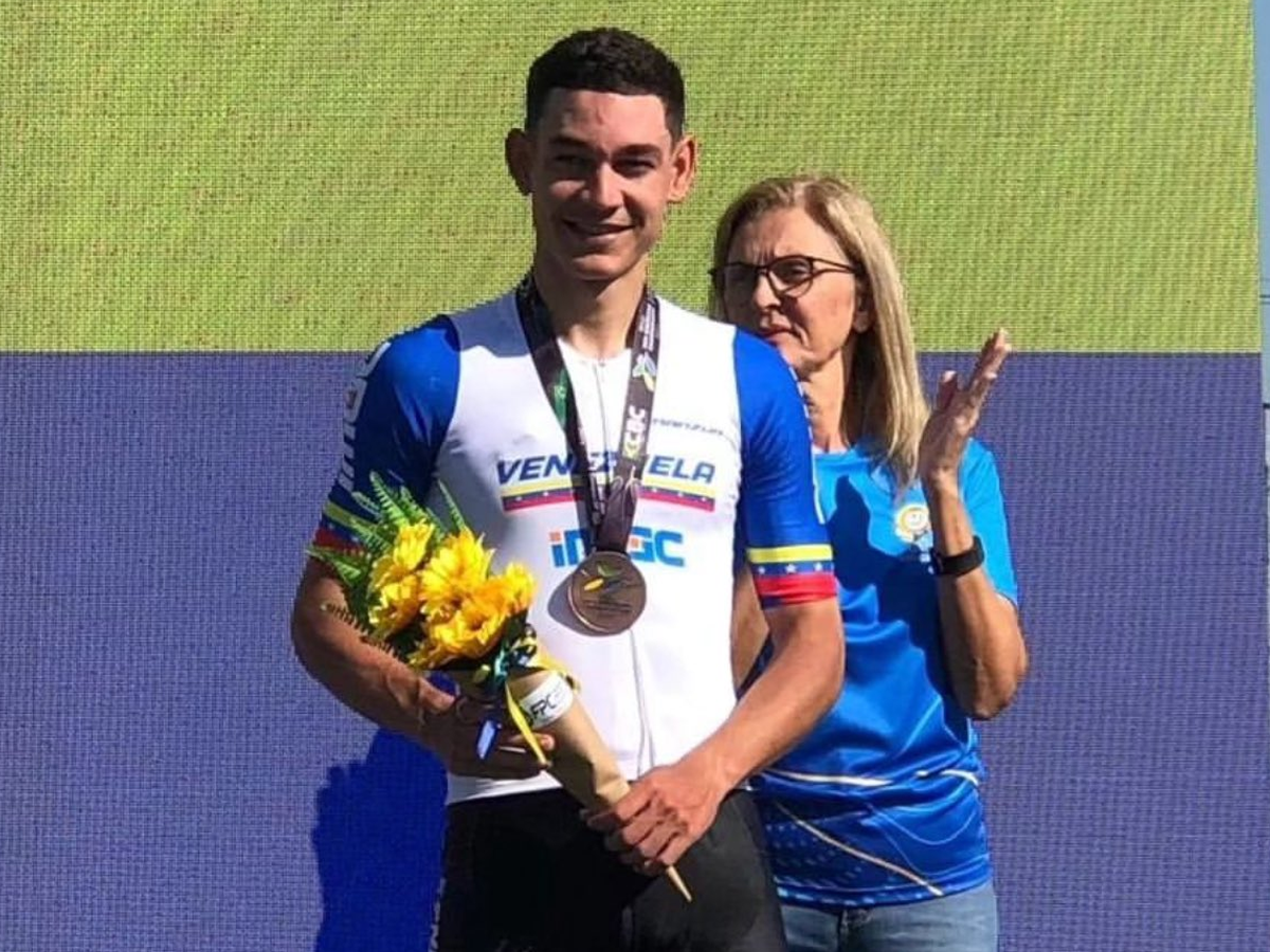 Orluis Aular es bronce en contrarreloj panamericana