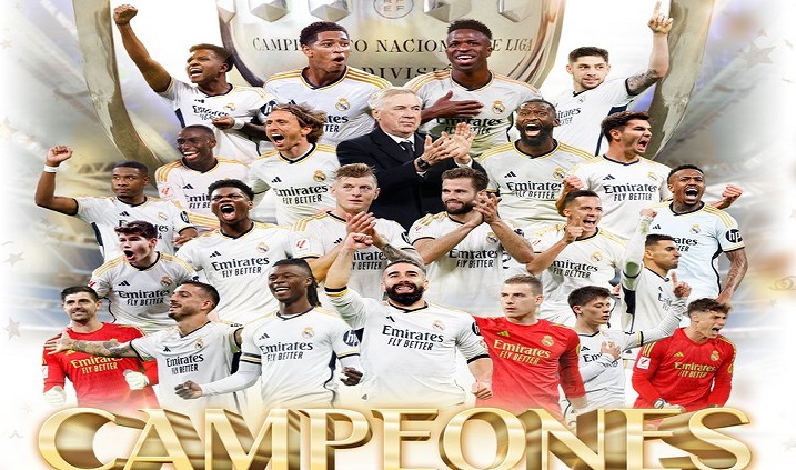 Real Madrid se coronó campeón de La Liga