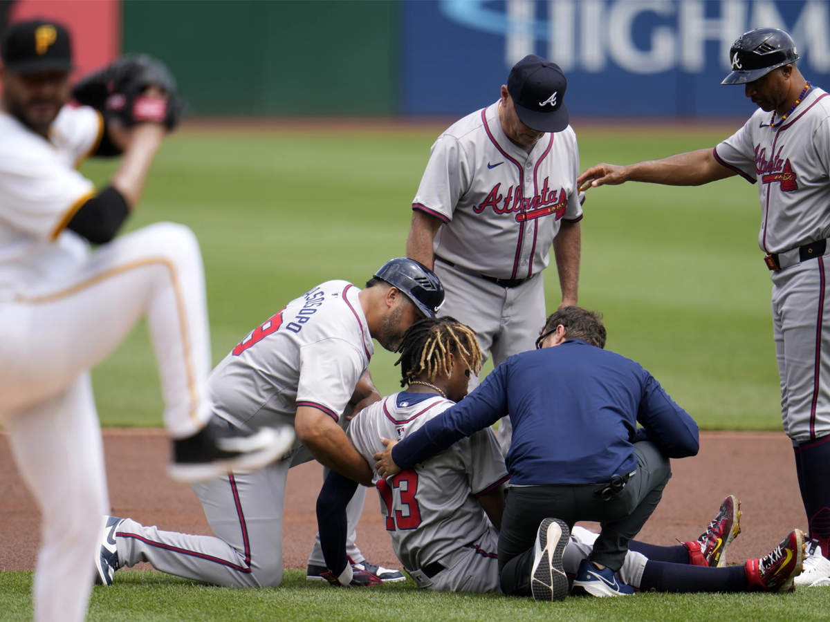 Acuña Jr.: "Esta lesión fue leve, es lo que siento"