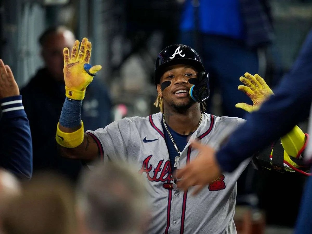 Ronald Acuña despachó su segundo jonrón del año