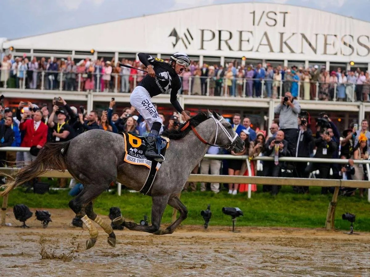 Seize The Grey sorprendió en el 149° Preakness Stakes