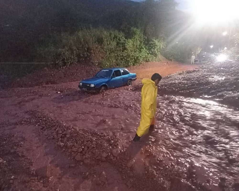 Deslizamientos por lluvias en municipios de Táchira