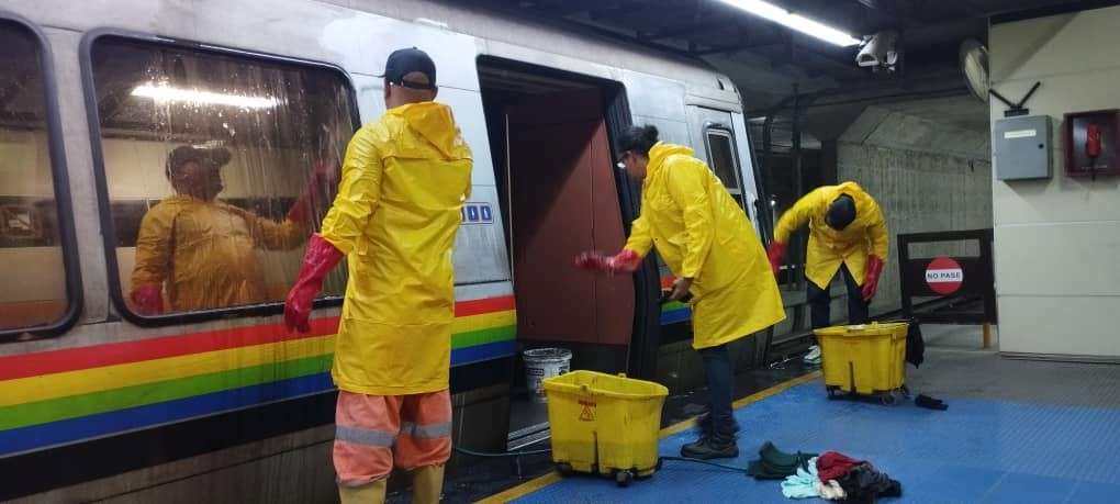 Inician mantenimiento de trenes de la línea tres del Metro de Caracas