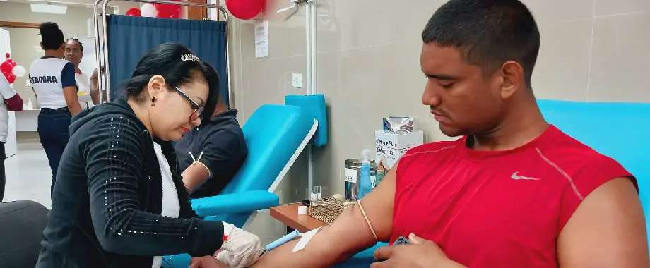 500 personas donaron sangre en La Guaira