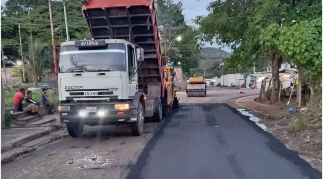 Barrio Maturín de Upata se suma al plan de asfaltado nacional