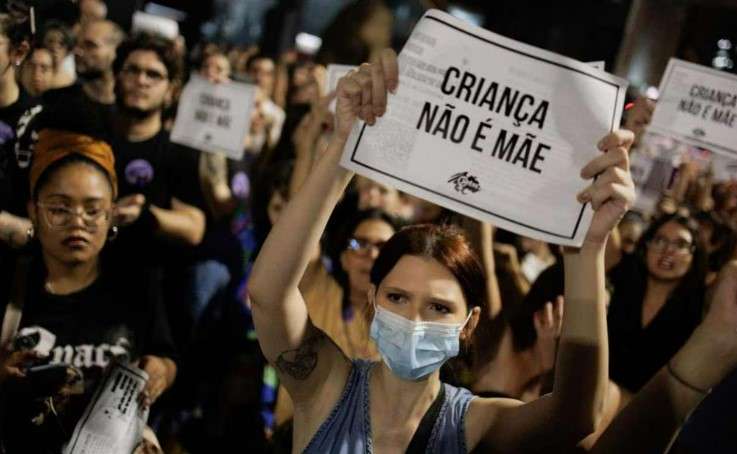 Protestan en Brasil contra ley que iguala el aborto con el homicidio