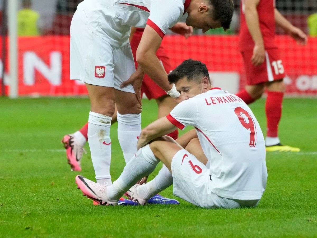 Lewandowski en duda para debut de Polonia en la Euro