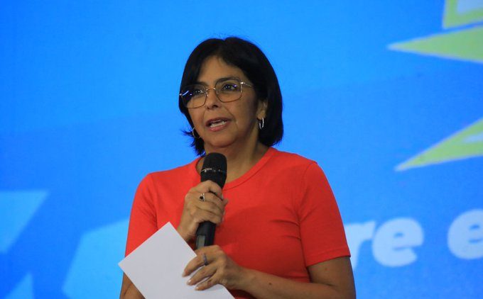 Delcy Rodríguez: lo que está en juego el 28J es Venezuela