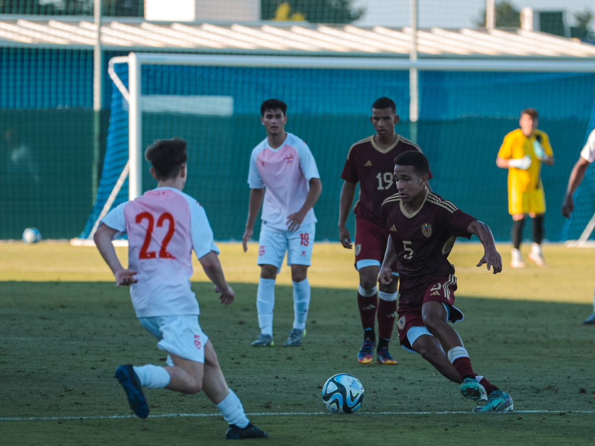 Vinotinto sub-20 le ganó a Murcia