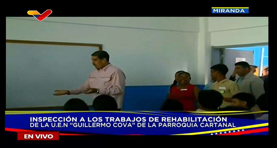 Maduro: “Hay gente que quiere privatizar la educación”
