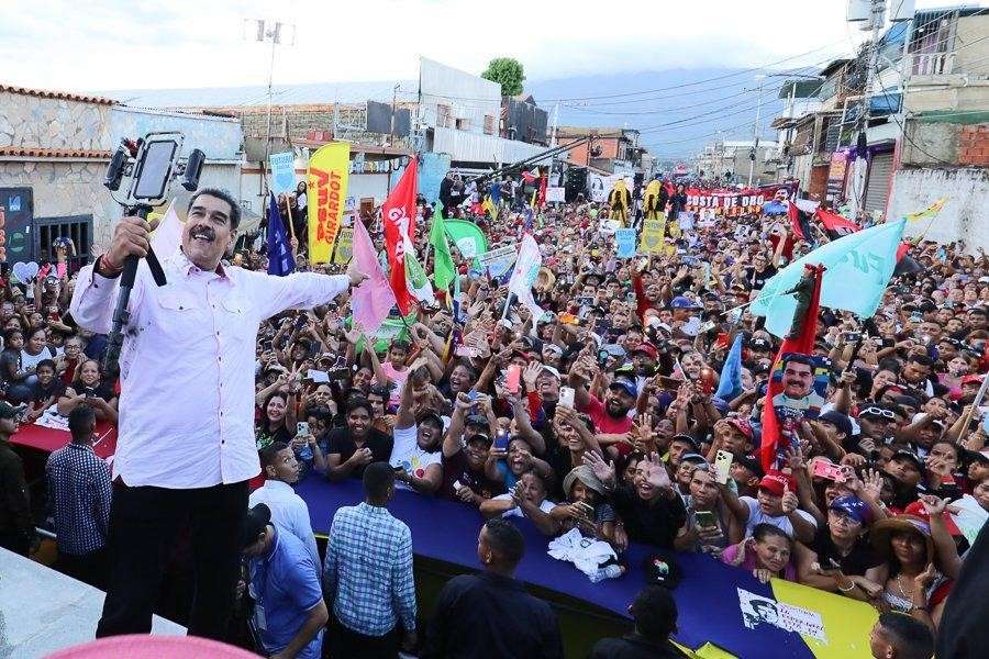 Maduro peregrinó por cuatro días en el centro-occidente del país