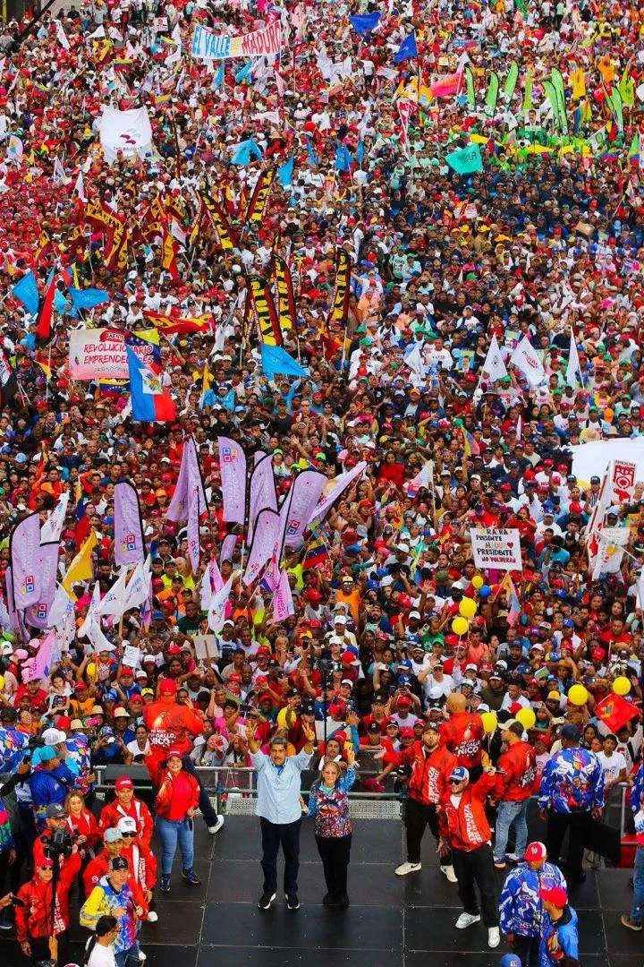 Maduro llenó Caracas de punta a punta