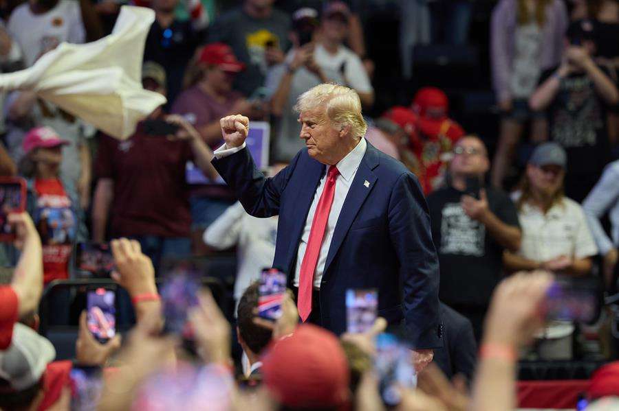 Trump dice que Biden nunca fue apto para ser presidente