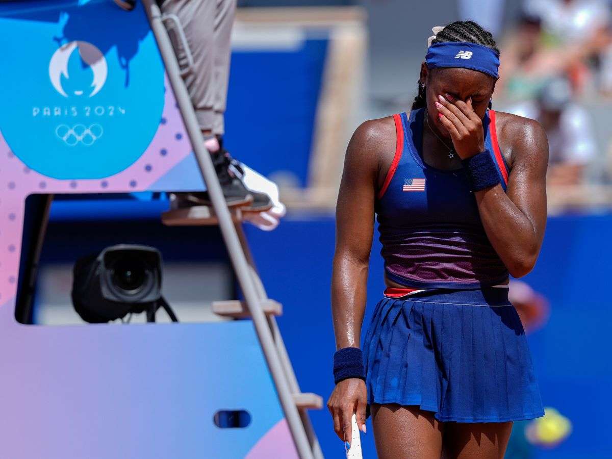 Coco Gauff se despidió entre lagrimas de París 2024