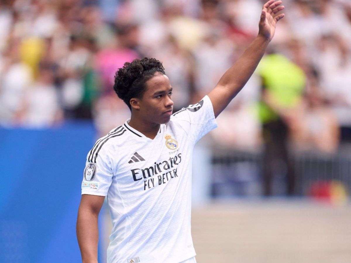 Endrick ya viste la camiseta del Madrid 