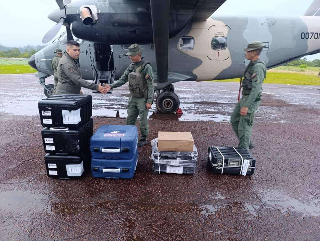 FANB se despliega en sitios inhóspitos para trasladar y resguardar el material electoral