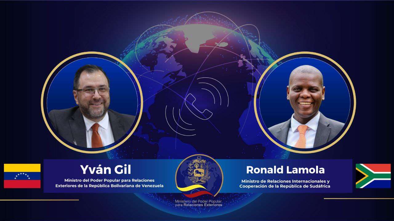 Sudáfrica y Venezuela exploran oportunidades para ampliar cooperación
