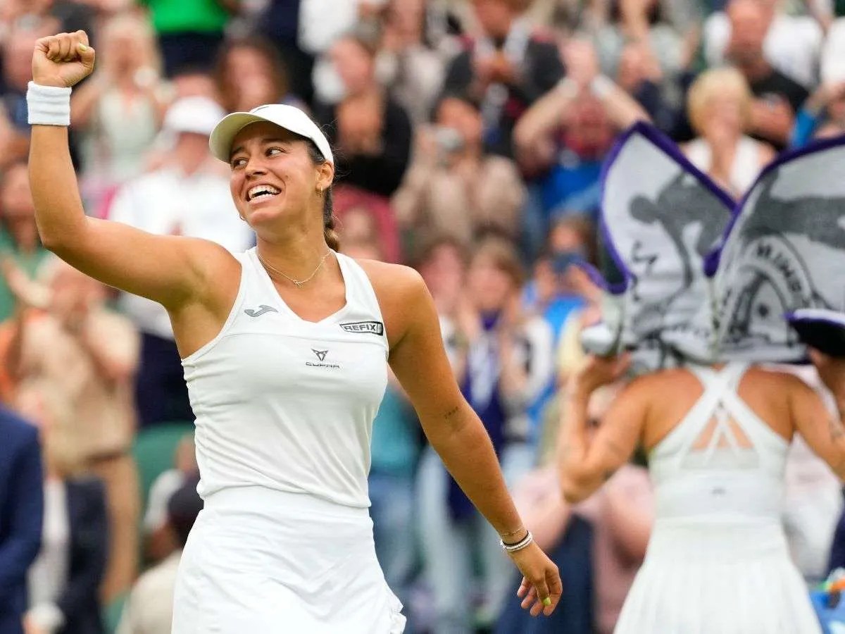 Bouzas derrotó a la campeona de Wimbledon