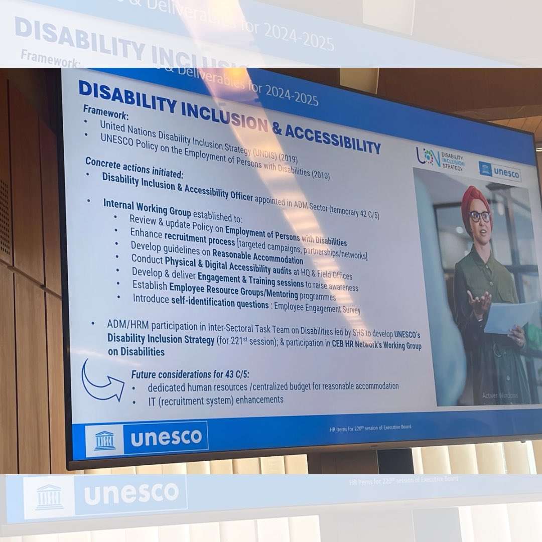 Unesco aprueba enmienda en materia de discapacidad propuesta por Venezuela