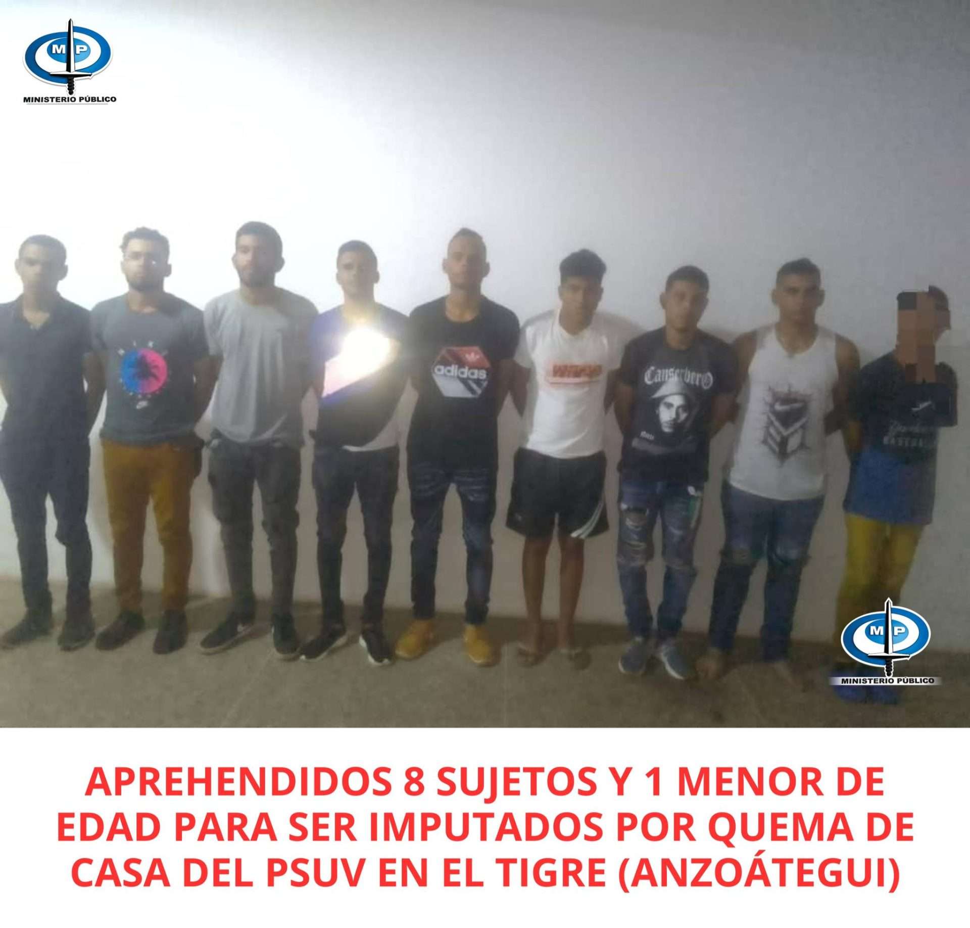 8 presos por actos vandálicos contra sede Psuv en Anzoátegui