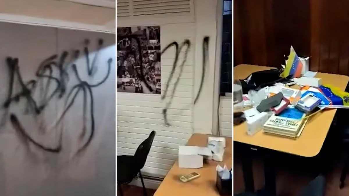 Encapuchados asaltaron las oficinas del partido de María Corina Machado en Caracas