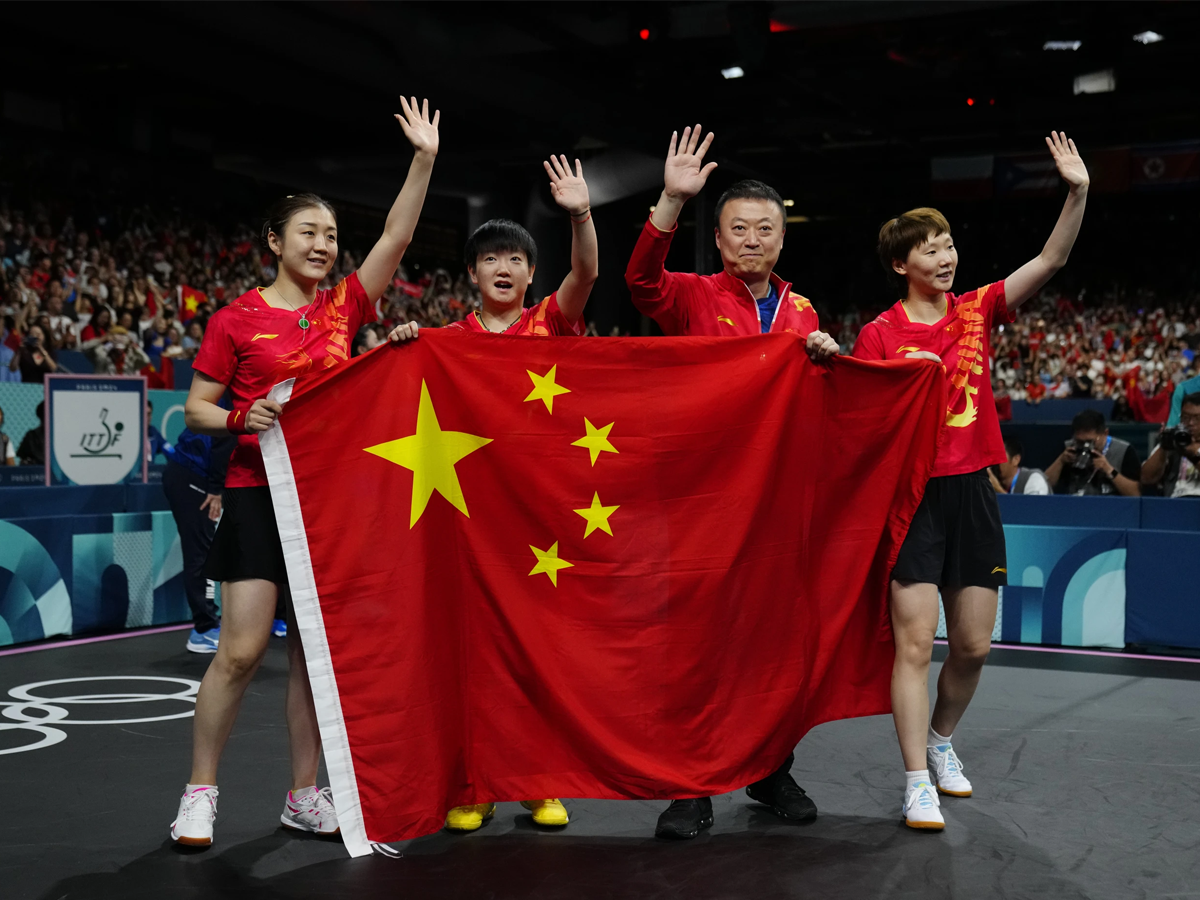 China suma su Oro 300 en JJ.OO al ganar en tenis de mesa