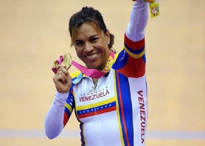La ciclista venezolana cinco veces olímpica