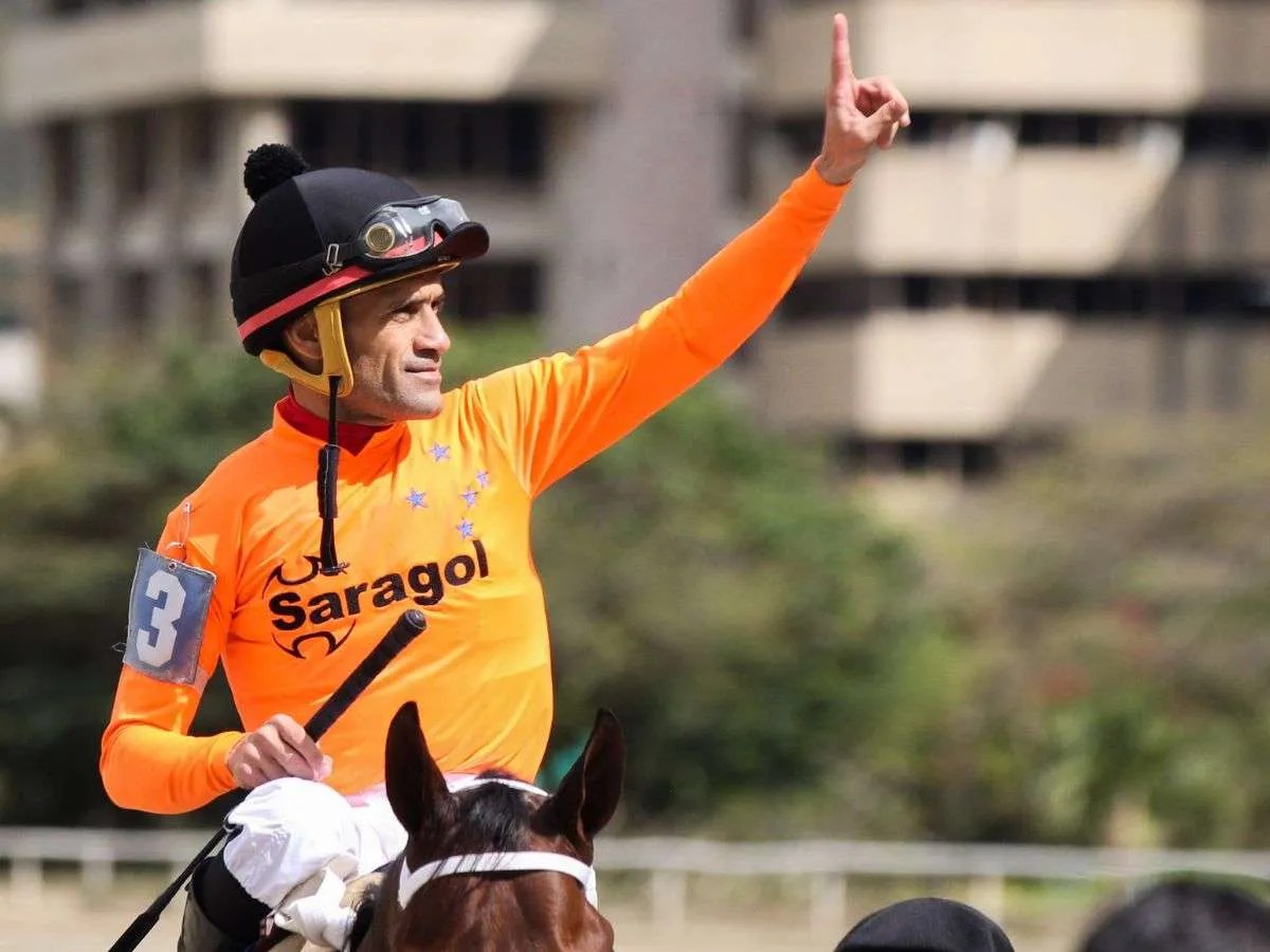 El “Pocho” Lugo va con seis montas en Caracas