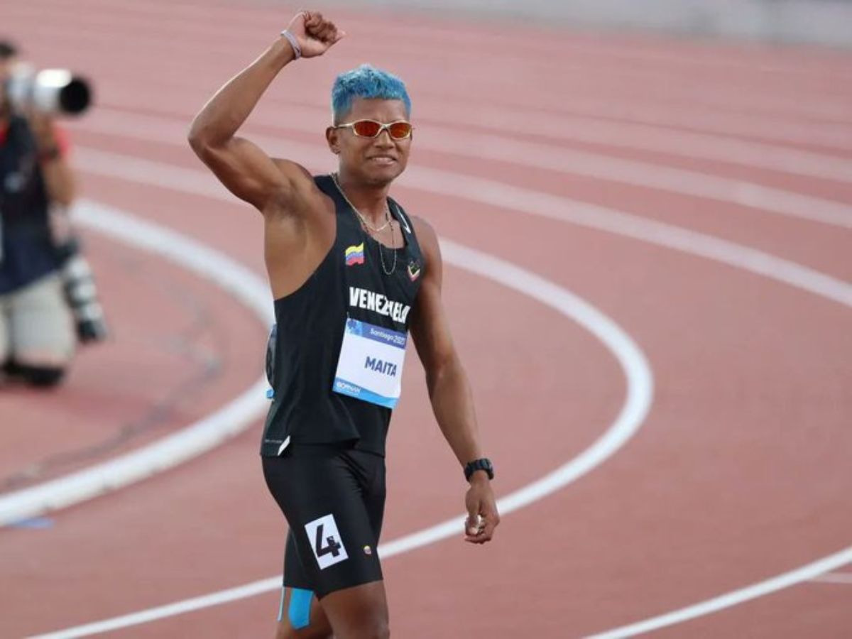 José Maita se fajó en la pista de los 800 metros