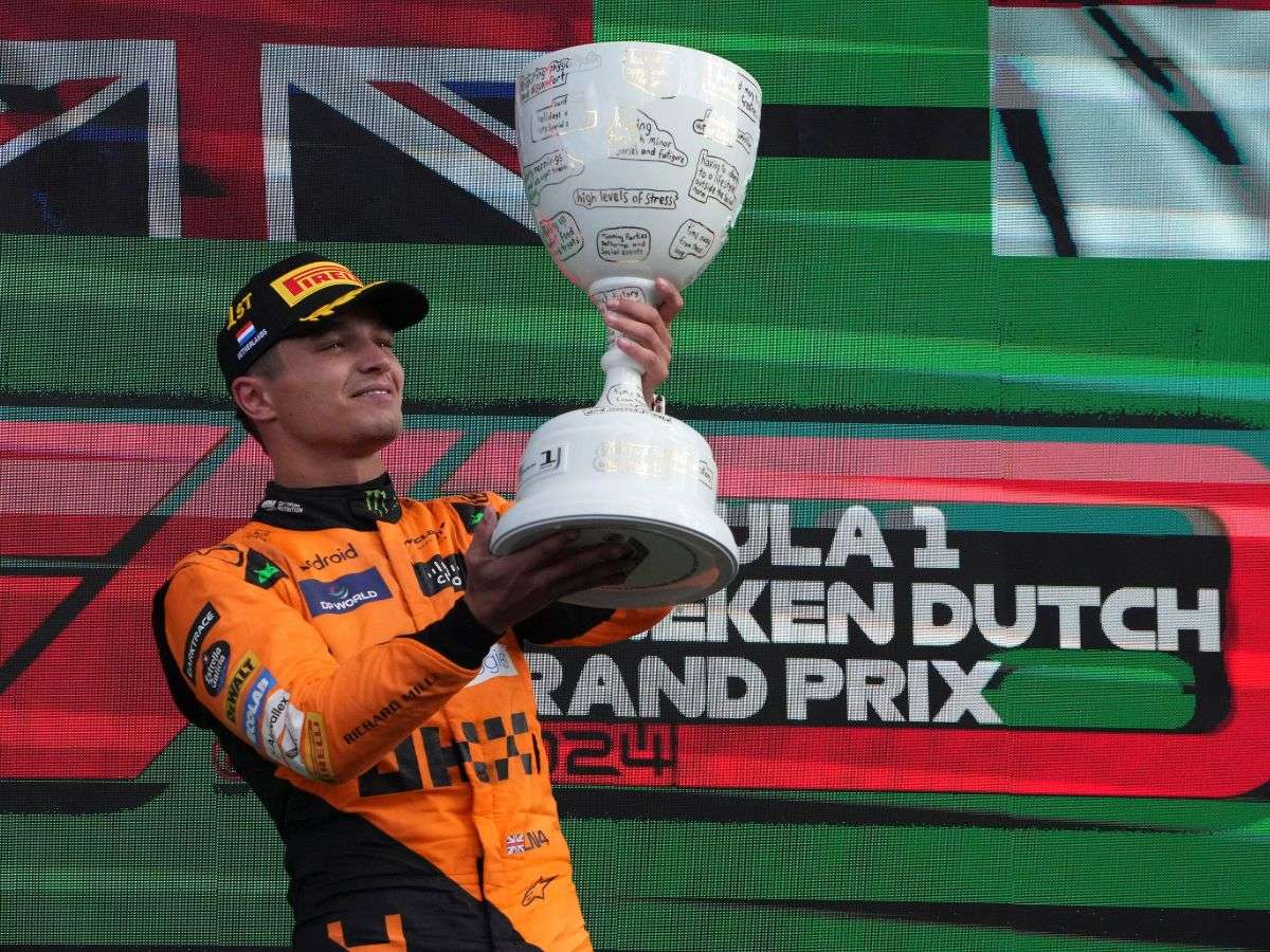 Lando Norris se coronó en el GP de Paises Bajos