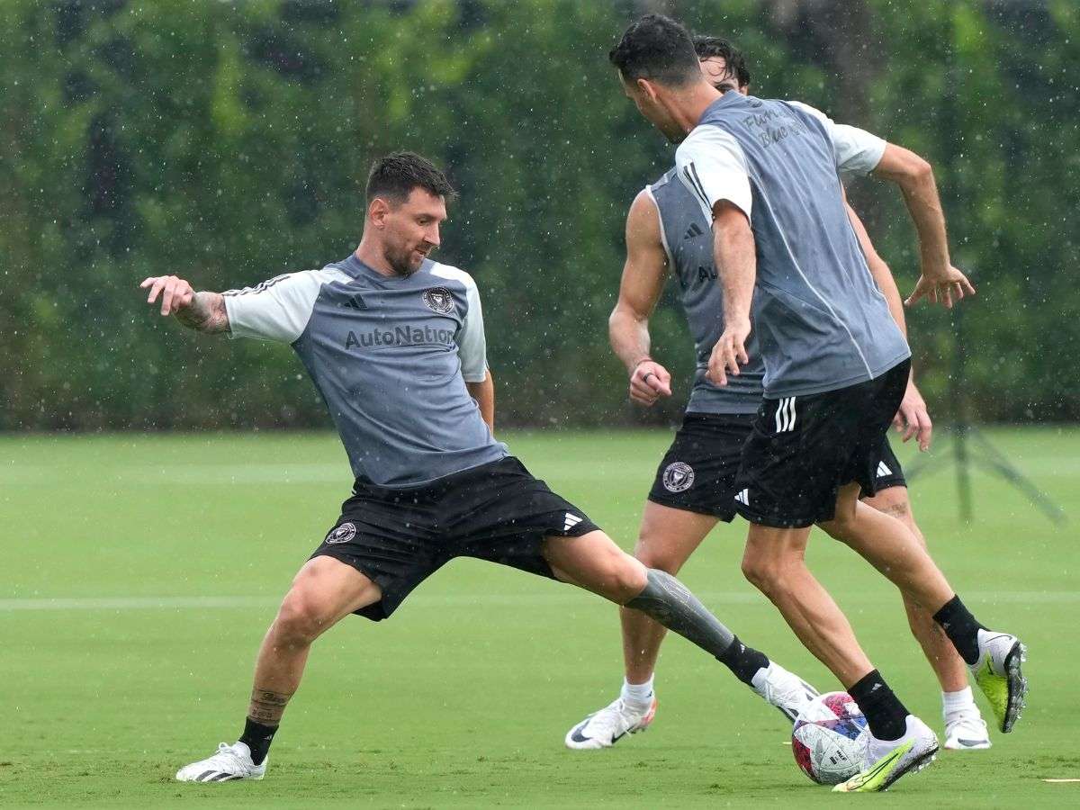 Lionel Messi regresa a las prácticas del Inter Miami