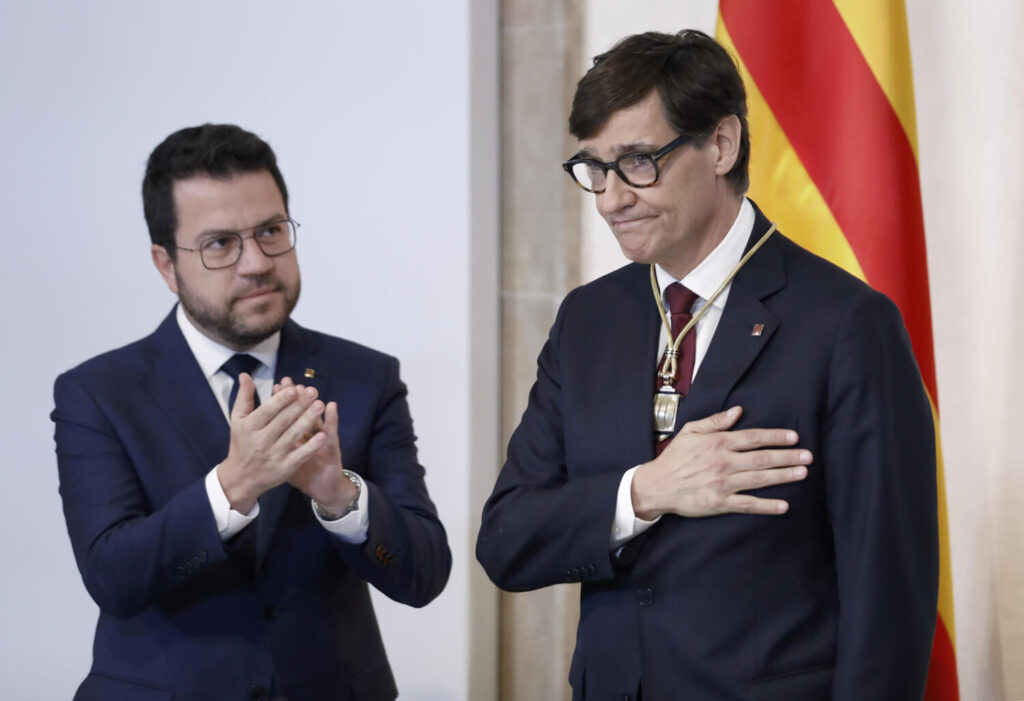 Illa toma posesión como presidente de la Generalitat y se compromete a gobernar para todos y respetar la diversidad