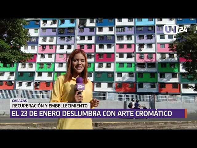 El 23 de Enero deslumbra con el arte de Juvenal Ravelo