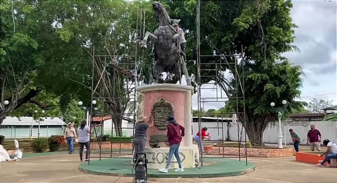 Embellecen espacios públicos y recreativos en municipio de Guárico