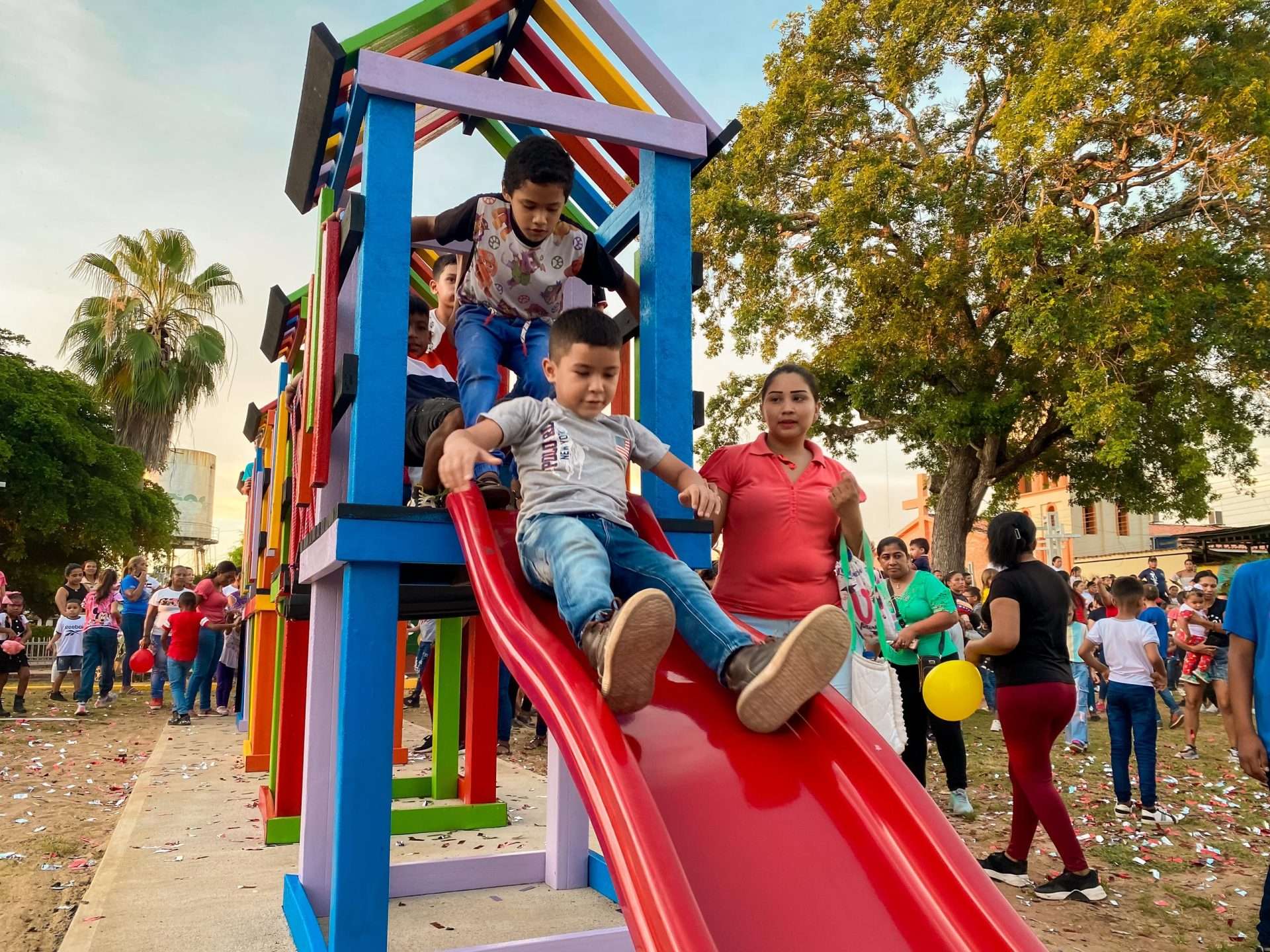 Camaguán estrena parque infantil y biosaludable